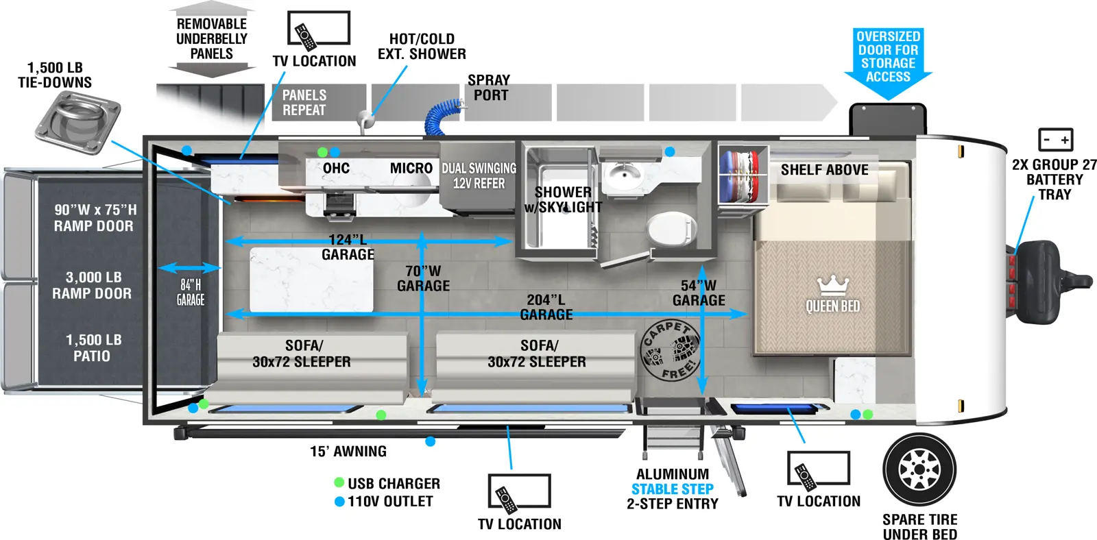 Salem Fsx 190RTK Floorplan